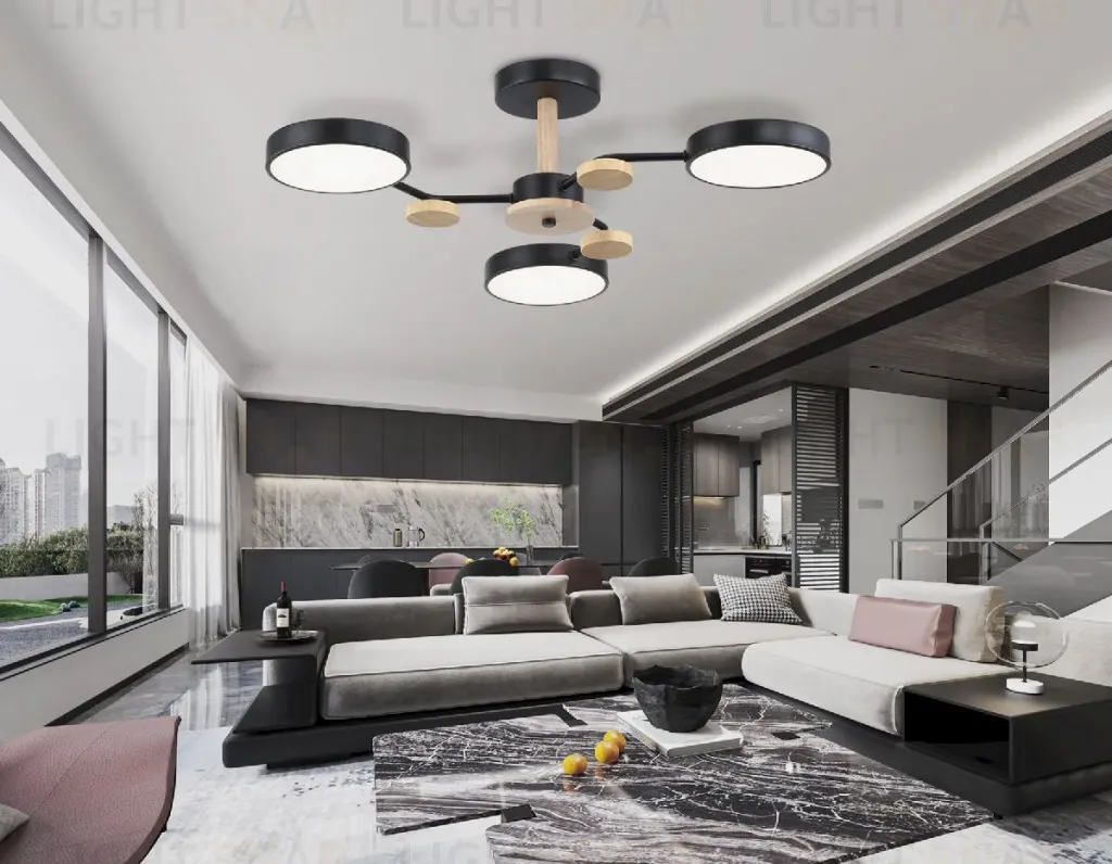 Люстра на штанге Ambrella Light Linetech Comfort FL4857 FL4857