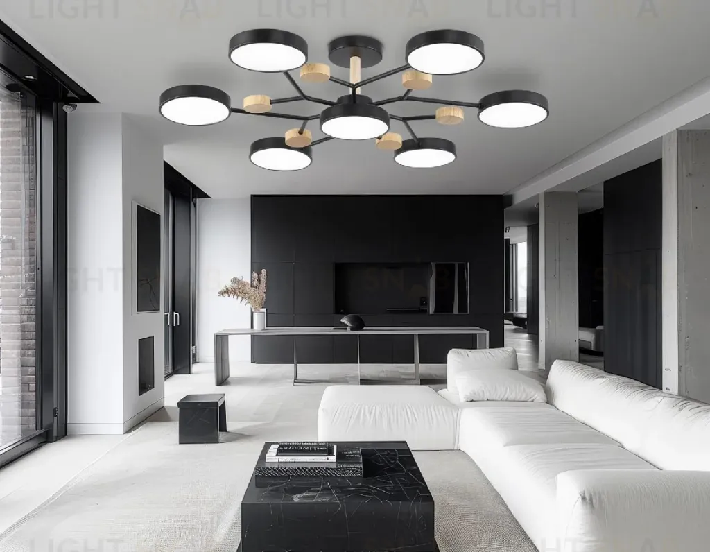 Люстра на штанге Ambrella Light Linetech Comfort FL4866 FL4866