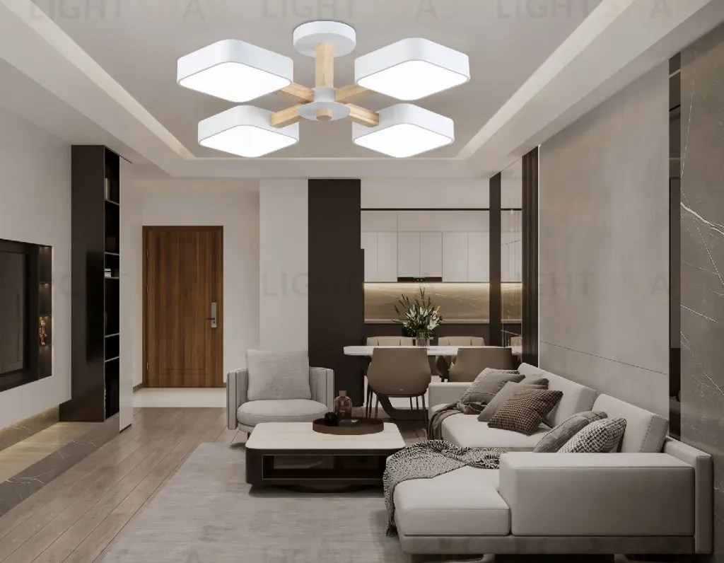 Люстра на штанге Ambrella Light Linetech Comfort FL4879 FL4879