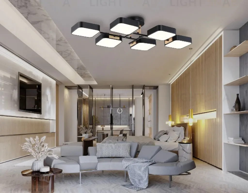 Потолочная люстра Ambrella Light Linetech Comfort FL4887 FL4887