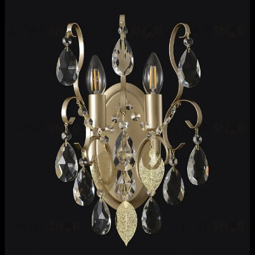 Бра Crystal Lux ESMIRALDA AP2 GOLD ESMIRALDA AP2 GOLD