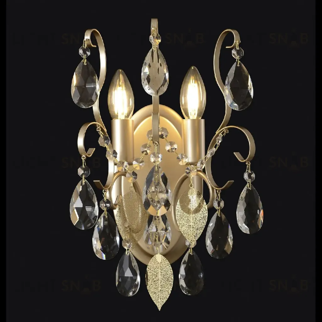 Бра Crystal Lux ESMIRALDA AP2 GOLD ESMIRALDA AP2 GOLD
