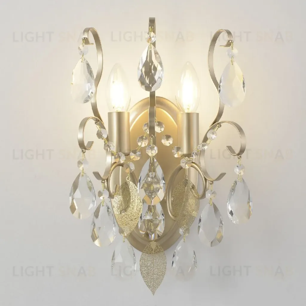 Бра Crystal Lux ESMIRALDA AP2 GOLD ESMIRALDA AP2 GOLD