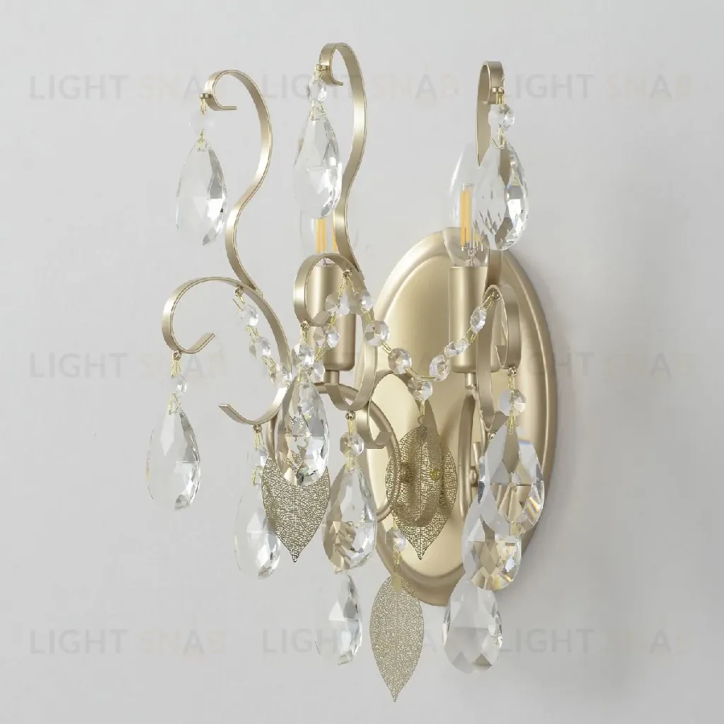 Бра Crystal Lux ESMIRALDA AP2 GOLD ESMIRALDA AP2 GOLD