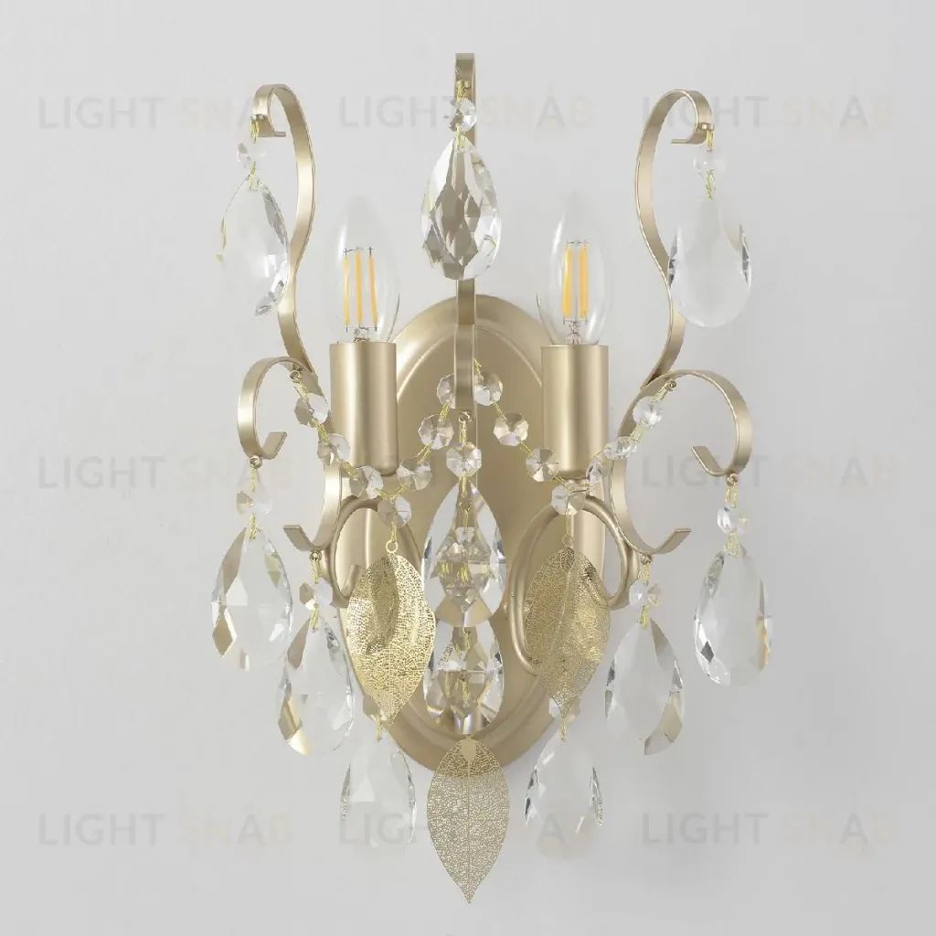 Бра Crystal Lux ESMIRALDA AP2 GOLD ESMIRALDA AP2 GOLD