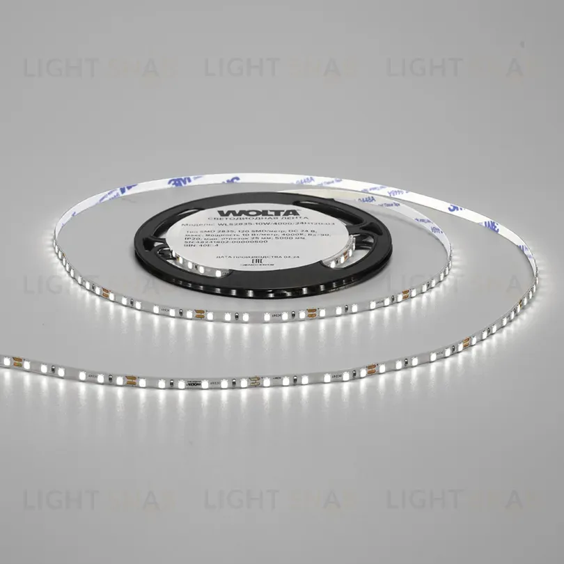 Светодиодная лента Wolta WLS2835-10W/4000/24H120-03 WLS2835-10W/4000/24H120-03