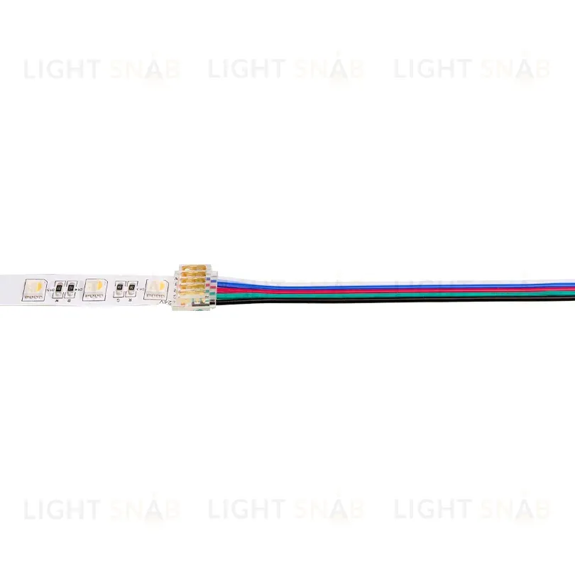 Коннектор (3шт.) Wolta WLS-5PIN-RGBW-12MM-1 WLS-5PIN-RGBW-12MM-1