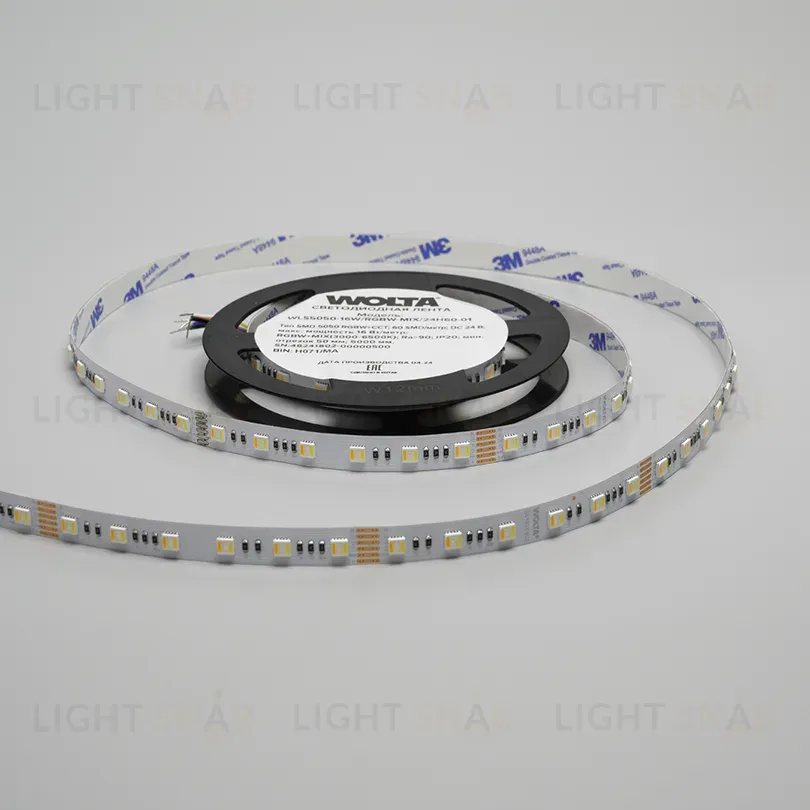 Светодиодная лента Wolta WLS5050-16W/RGBW-MIX/24H60-01 WLS5050-16W/RGBW-MIX/24H60-01