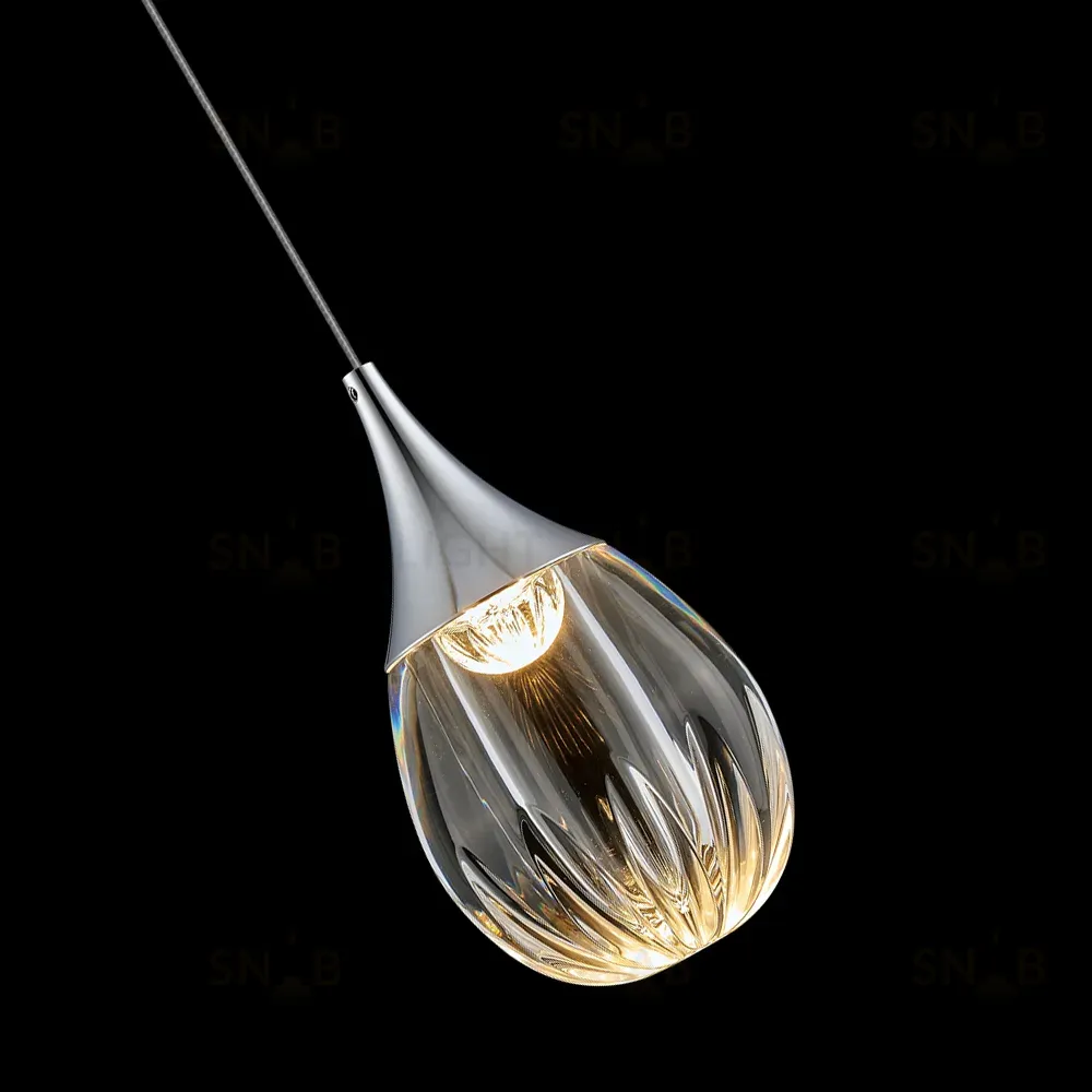 Подвесной светильник Delight Collection Stilla MD24001004-1A chrome/clear MD24001004-1A chrome/clear