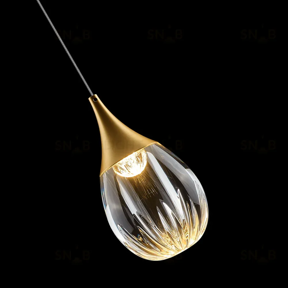 Подвесной светильник Delight Collection Stilla MD24001004-1A gold/clear MD24001004-1A gold/clear