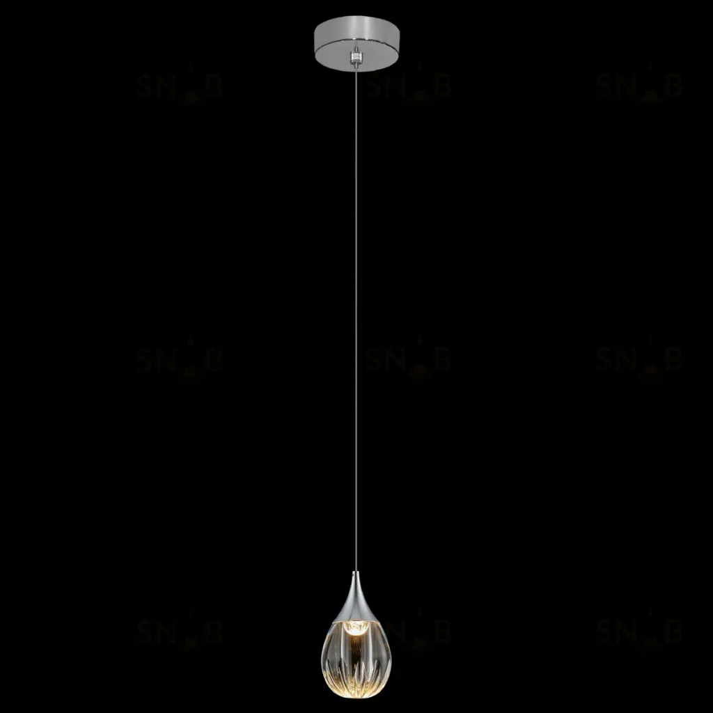 Подвесной светильник Delight Collection Stilla MD24001004-1A chrome/clear MD24001004-1A chrome/clear