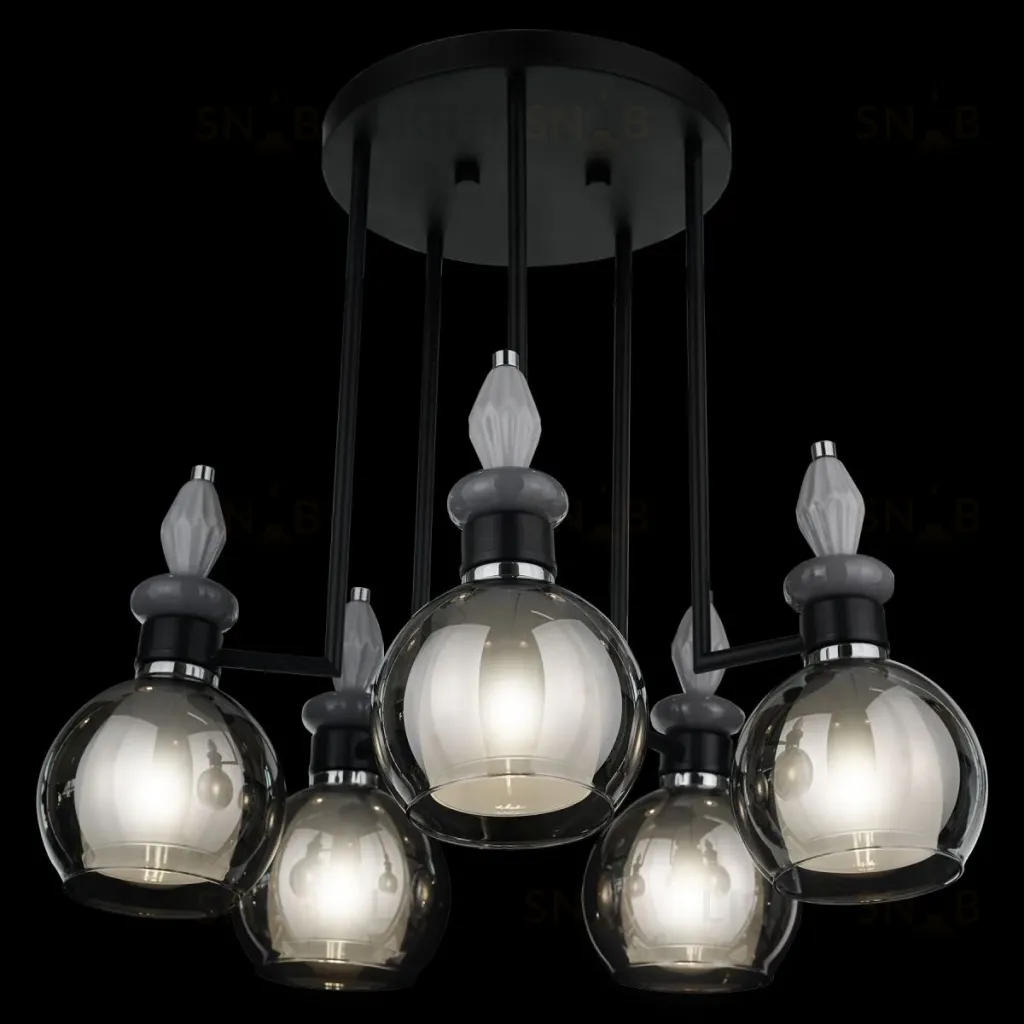 Потолочная люстра 33Lab.studio CHN903.05.CH17.BL-S12GR CHN903.05.CH17.BL-S12GR