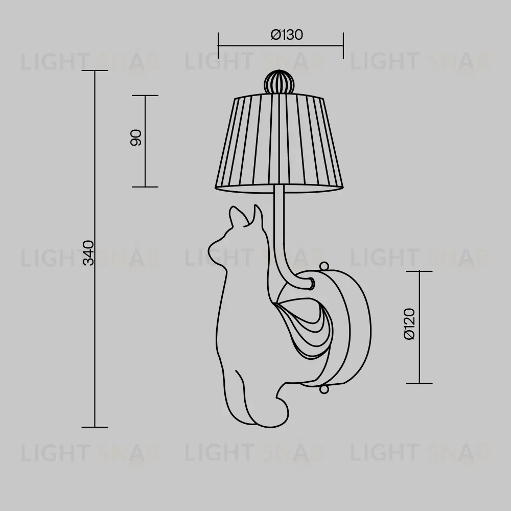 Бра Maytoni Senor Alpaca MOD377WL-L6W3K MOD377WL-L6W3K