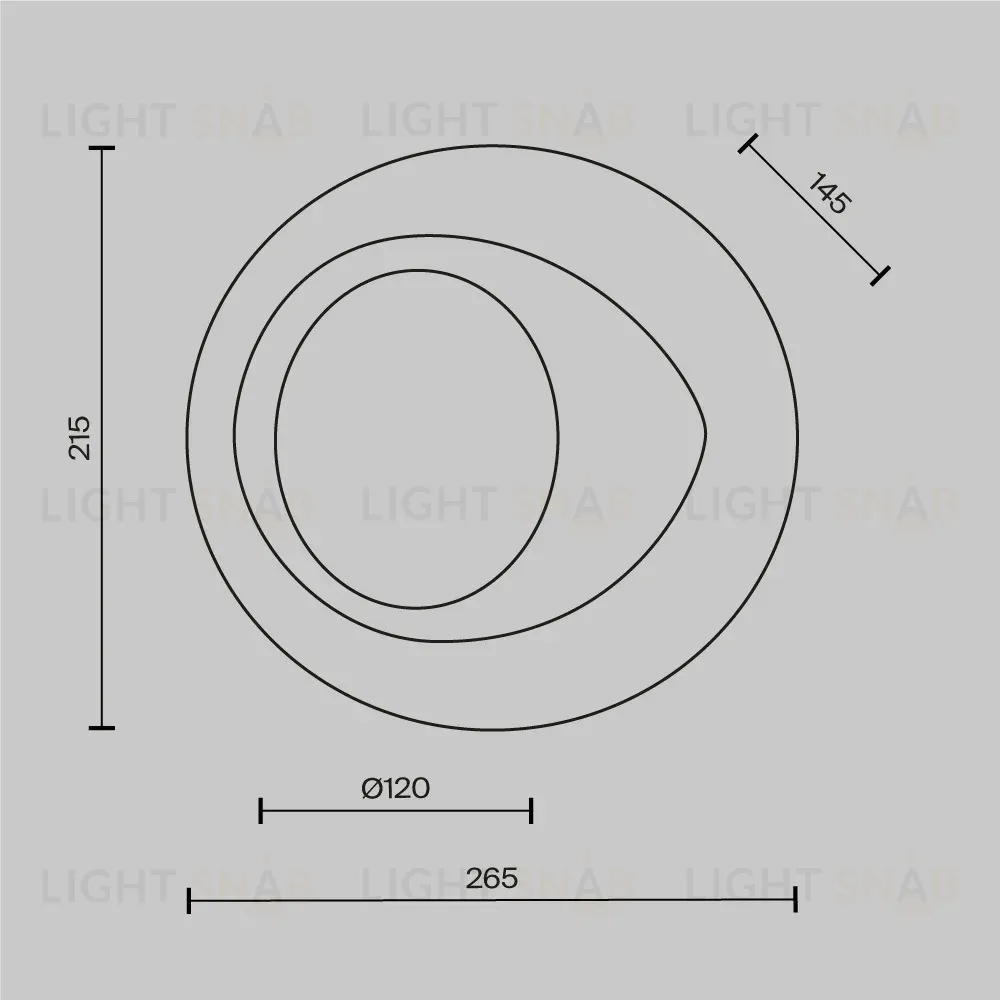 Настенный светильник Maytoni Lulua MOD435WL-01W MOD435WL-01W