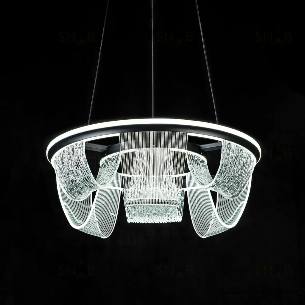 Подвесной светильник LED4U L7706-460 BK L7706-460 BK