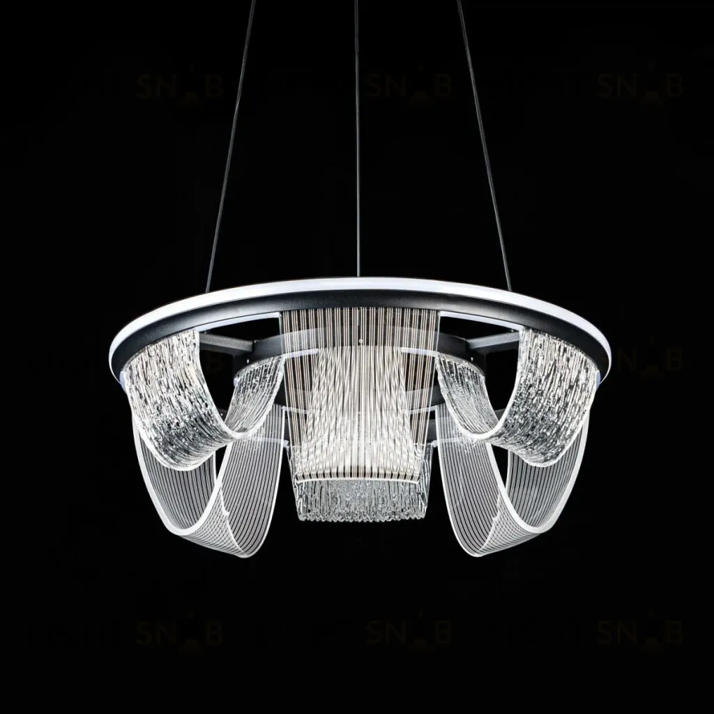 Подвесной светильник LED4U L7706-460 BK L7706-460 BK