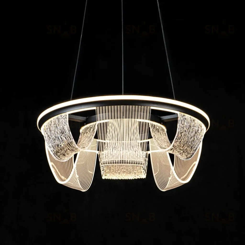 Подвесной светильник LED4U L7706-460 BK L7706-460 BK