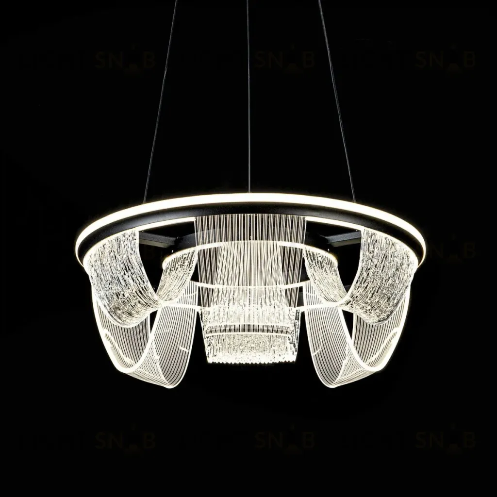 Подвесной светильник LED4U L7706-460 BK L7706-460 BK