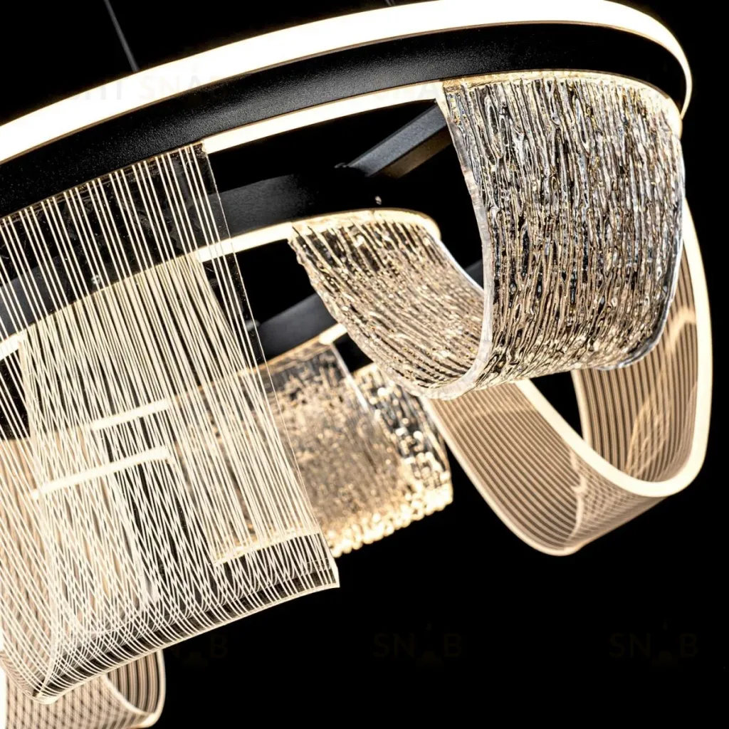 Подвесной светильник LED4U L7706-460 BK L7706-460 BK