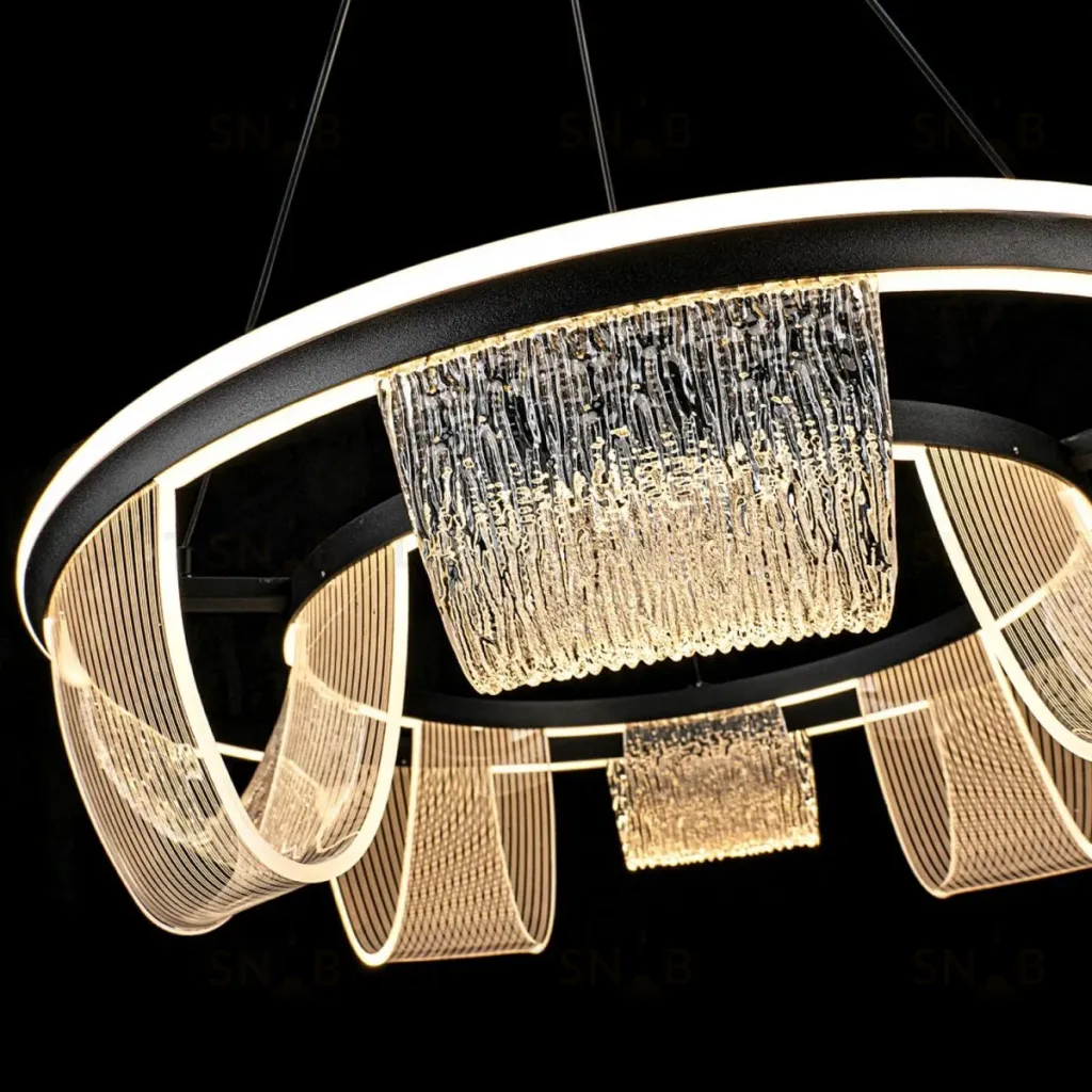 Подвесная люстра LED4U L7706-630 BK L7706-630 BK