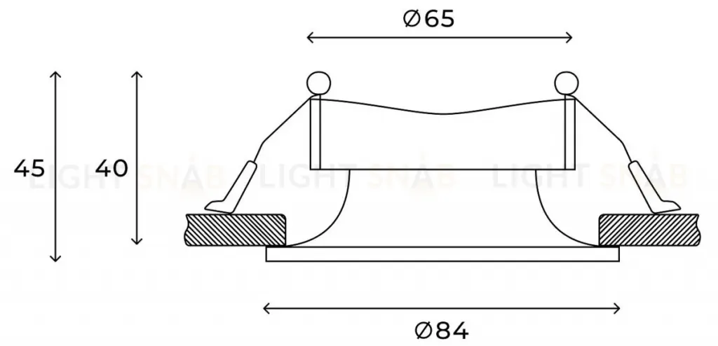 Встраиваемый светильник Hesby Lighting Envision HSBL_0109 HSBL_0109