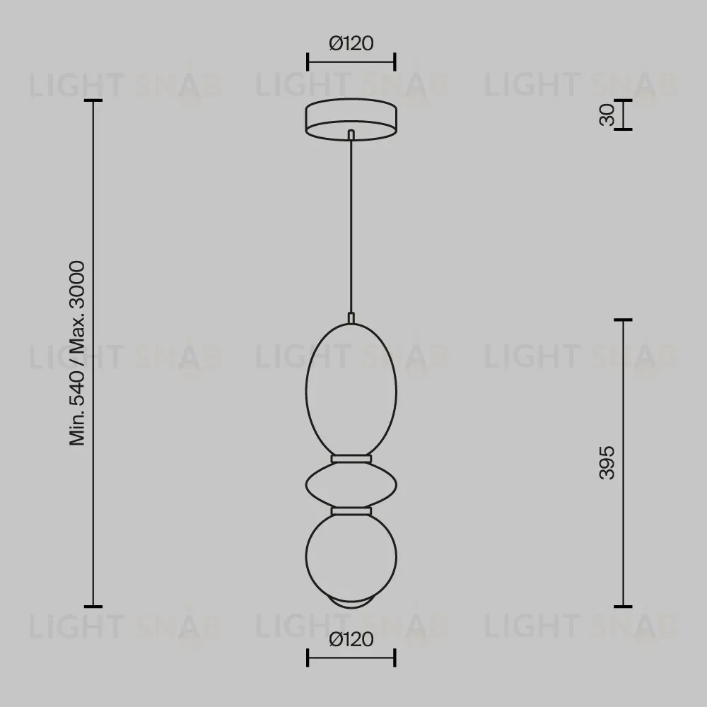 Подвесной светильник Maytoni Brosche MOD362PL-L10BG3K MOD362PL-L10BG3K