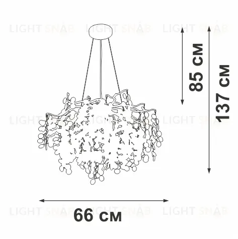 Подвесная люстра Vitaluce V2832-9/7S V2832-9/7S
