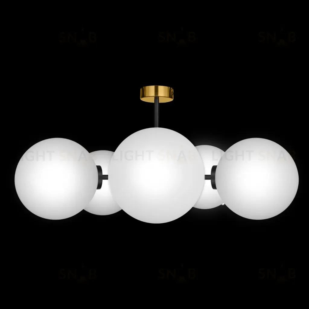 Люстра на штанге 33Lab.studio CHN800S.05.17BL.PA-S32WH CHN800S.05.17BL.PA-S32WH