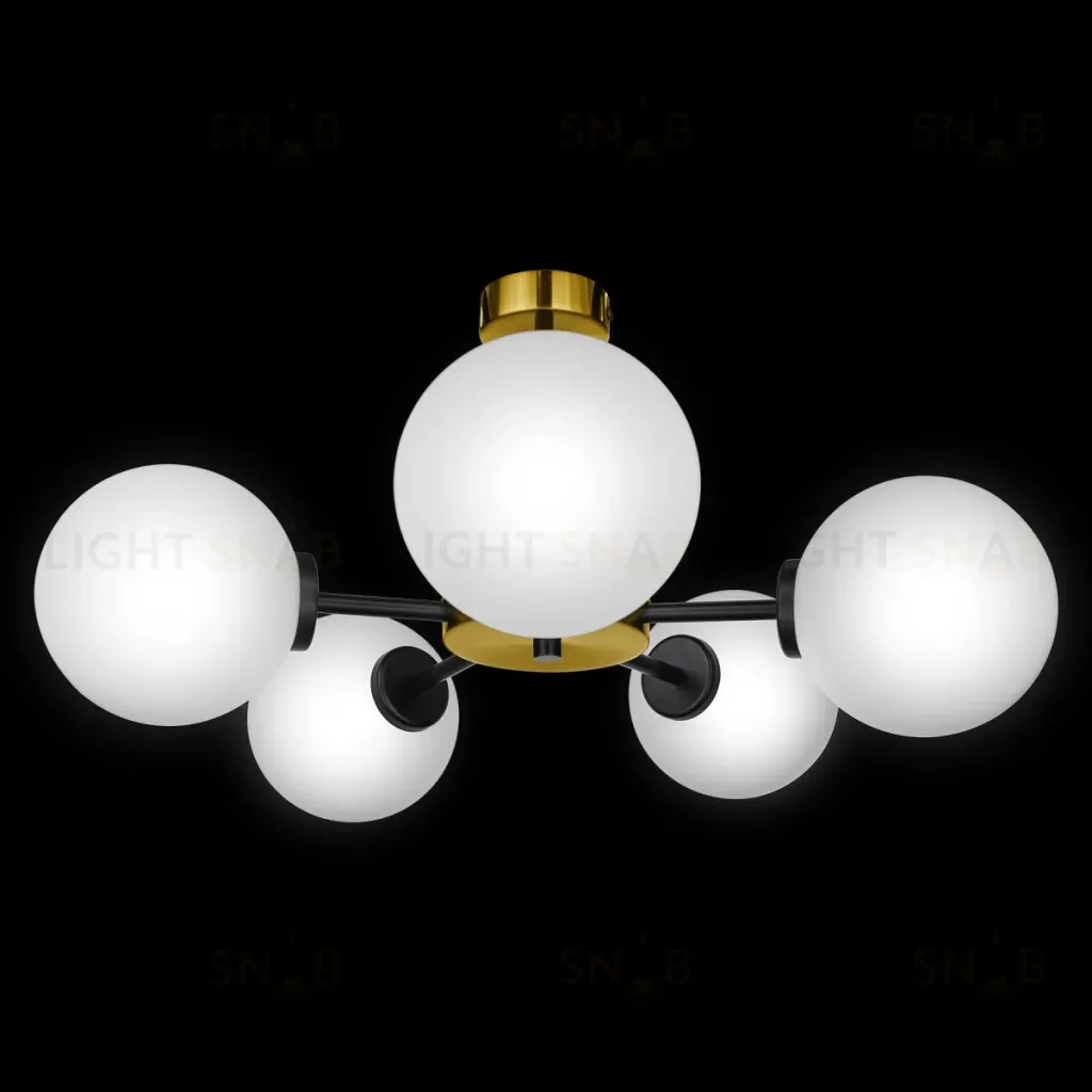 Люстра на штанге 33Lab.studio CHN800S.05.17BL.PA-S01WH CHN800S.05.17BL.PA-S01WH