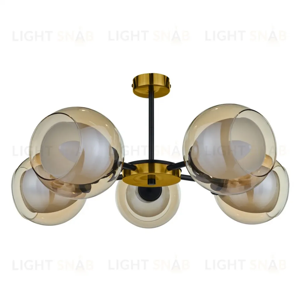 Люстра на штанге 33Lab.studio CHN800S.05.17BL.PA-S12AM CHN800S.05.17BL.PA-S12AM