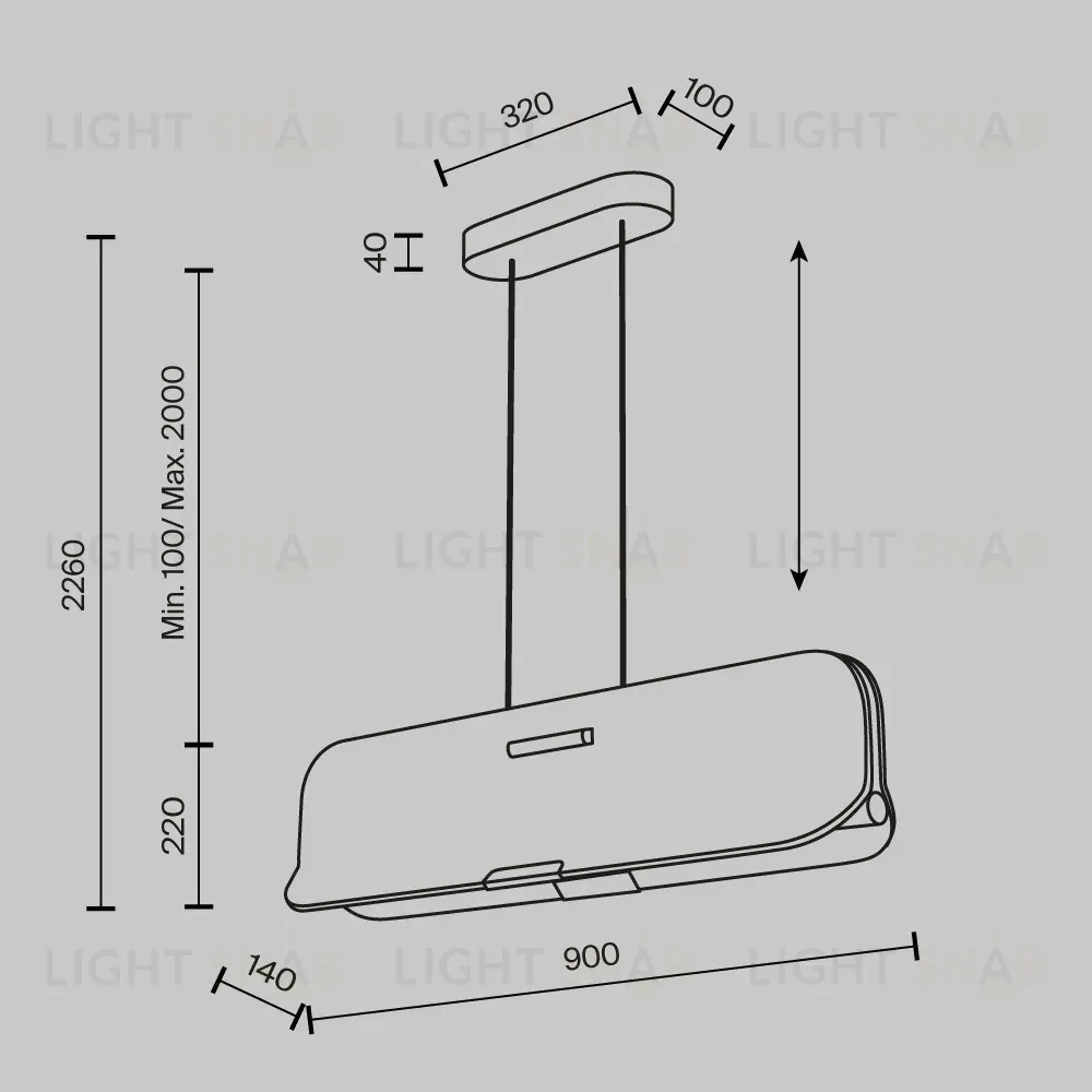 Подвесной светильник Maytoni Optimista MOD408PL-L12B3K MOD408PL-L12B3K