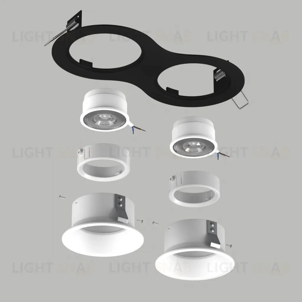 Встраиваемый светильник Lightstar Domino (214627+214606+214606+214006+214006) D6270606WMOD D6270606WMOD