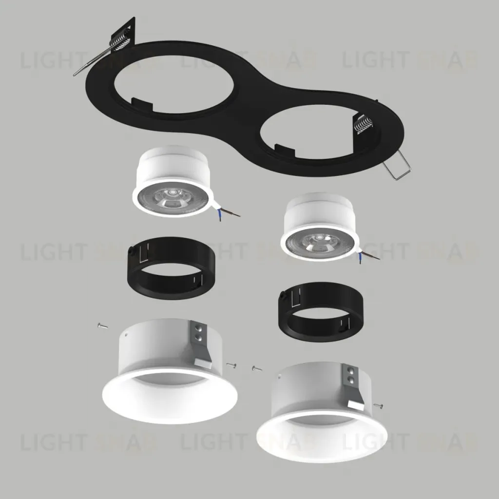 Встраиваемый светильник Lightstar Domino (214627+214606+214606+214007+214007) D6270606BMOD D6270606BMOD