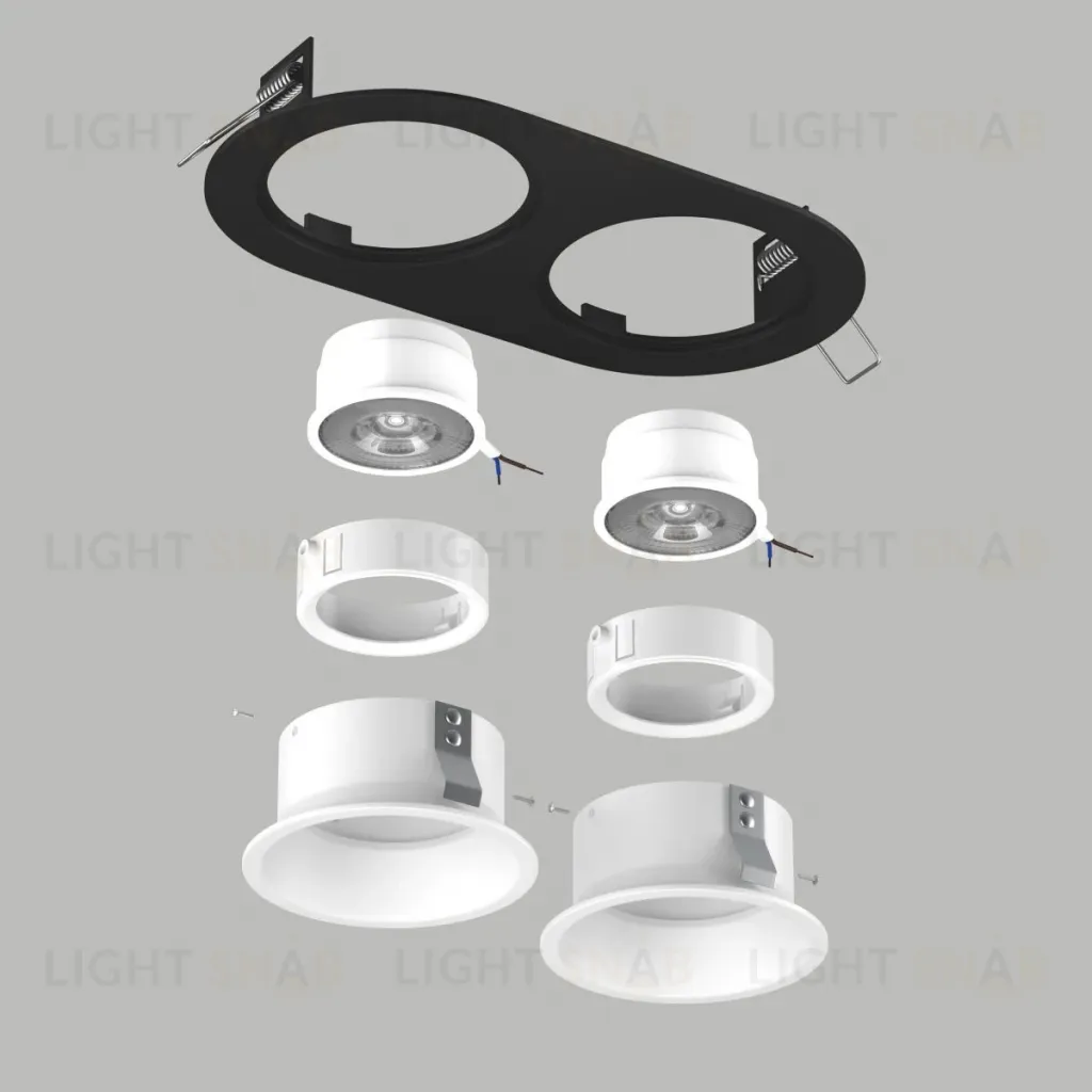 Встраиваемый светильник Lightstar Domino (214657+214606+214606+214006+214006) D6570606WMOD D6570606WMOD