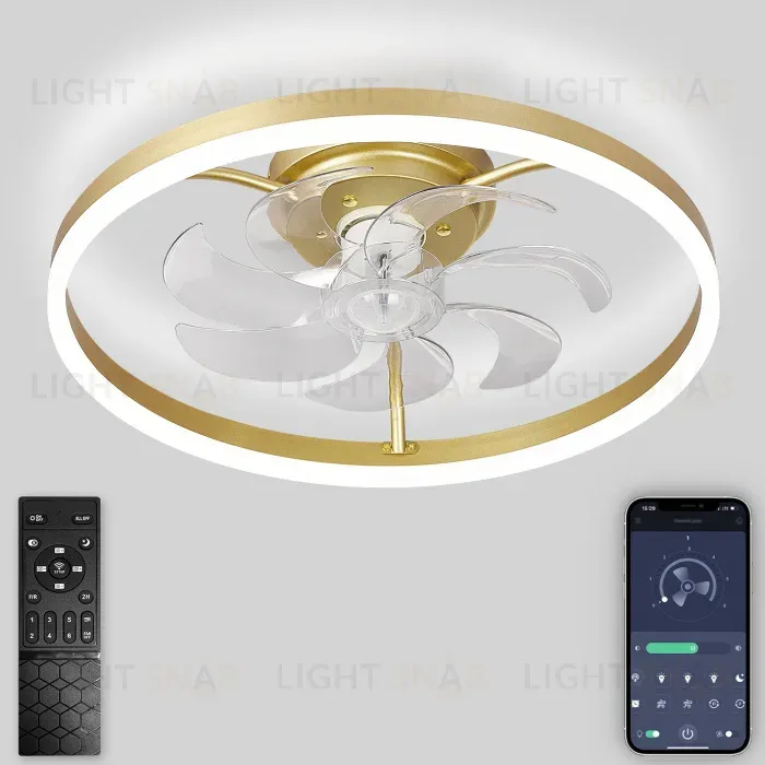 Люстра-вентилятор Natali Kovaltseva Ledfan LED LAMPS 81491 LED LAMPS 81491