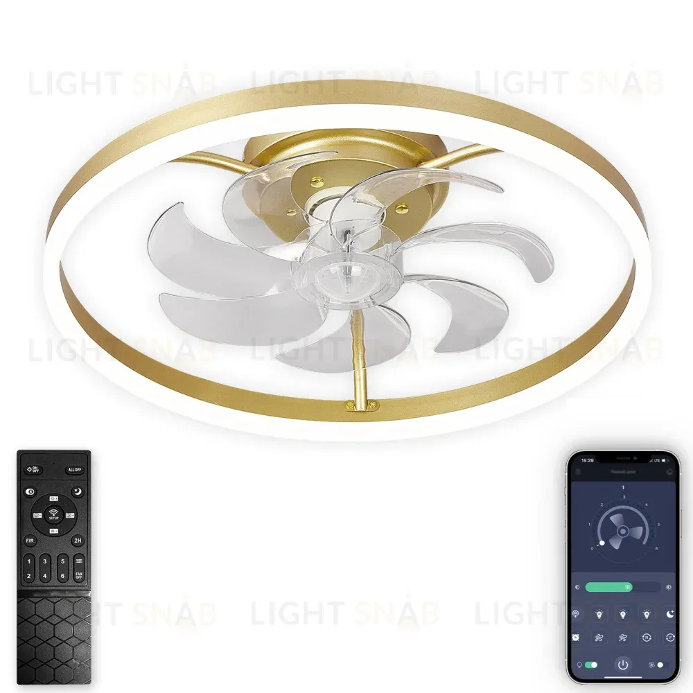Люстра-вентилятор Natali Kovaltseva Ledfan LED LAMPS 81491 LED LAMPS 81491