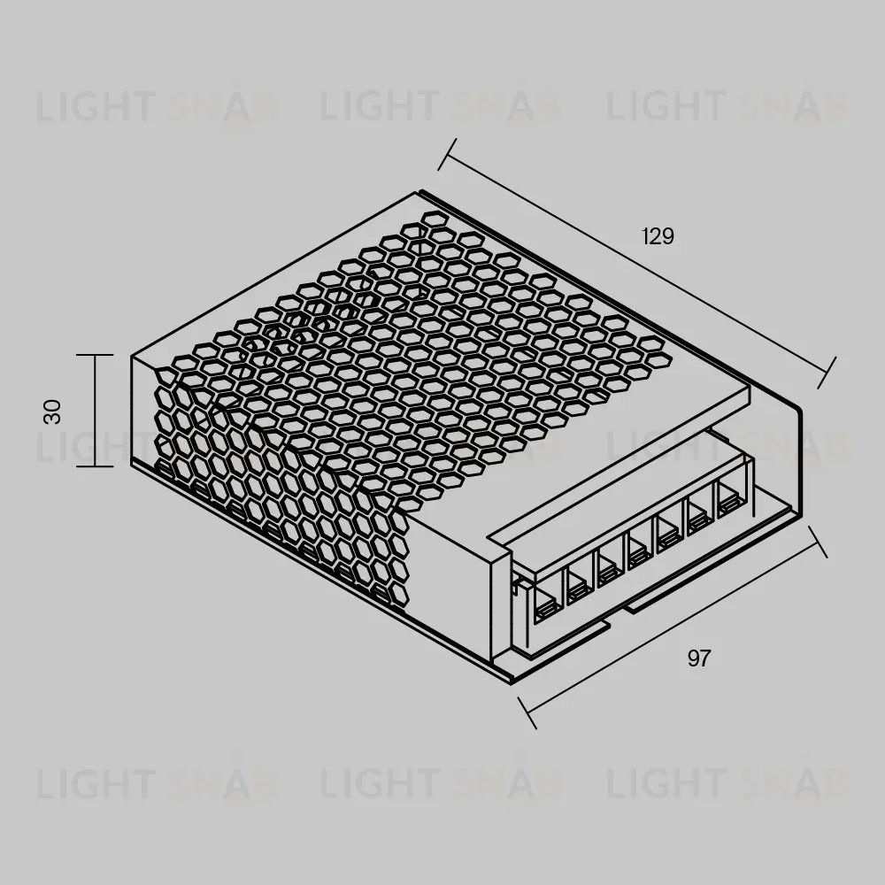 Блок питания Maytoni Led Strip PSL002 12В 100Вт IP20 811008 811008