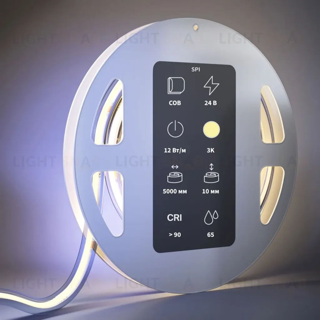 Светодиодная лента Maytoni Led Strip 24В COB 12Вт/м 3000K 5м IP65 201256 201256