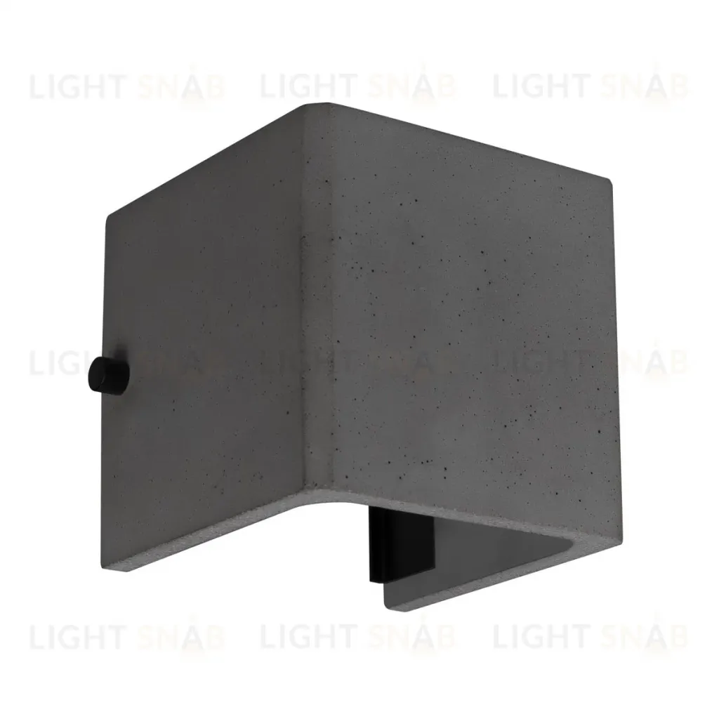Уличный настенный светильник Arlight LGD-PERAN-WALL-S120x120-6W Warm3000 (BK, 0-80 deg, 230V) (IP65 Бетон) 051748 051748