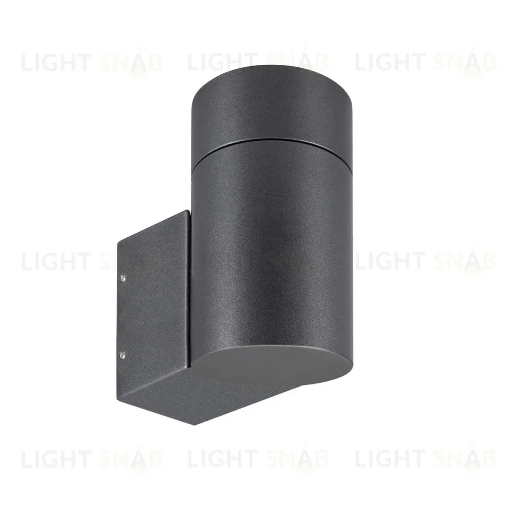 Уличный настенный светильник Arlight LGD-RAY-WALL-R65-12W Warm3000 (GR, 6 deg, 230V) (IP65 Металл) 049984(1) 049984(1)
