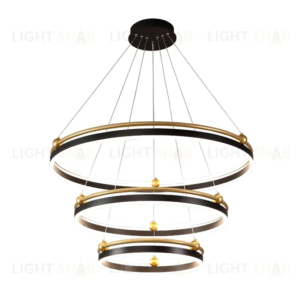 Подвесная люстра Crystal Lux FERNANDO SP158W LED BLACK/GOLD FERNANDO SP158W LED BLACK/GOLD