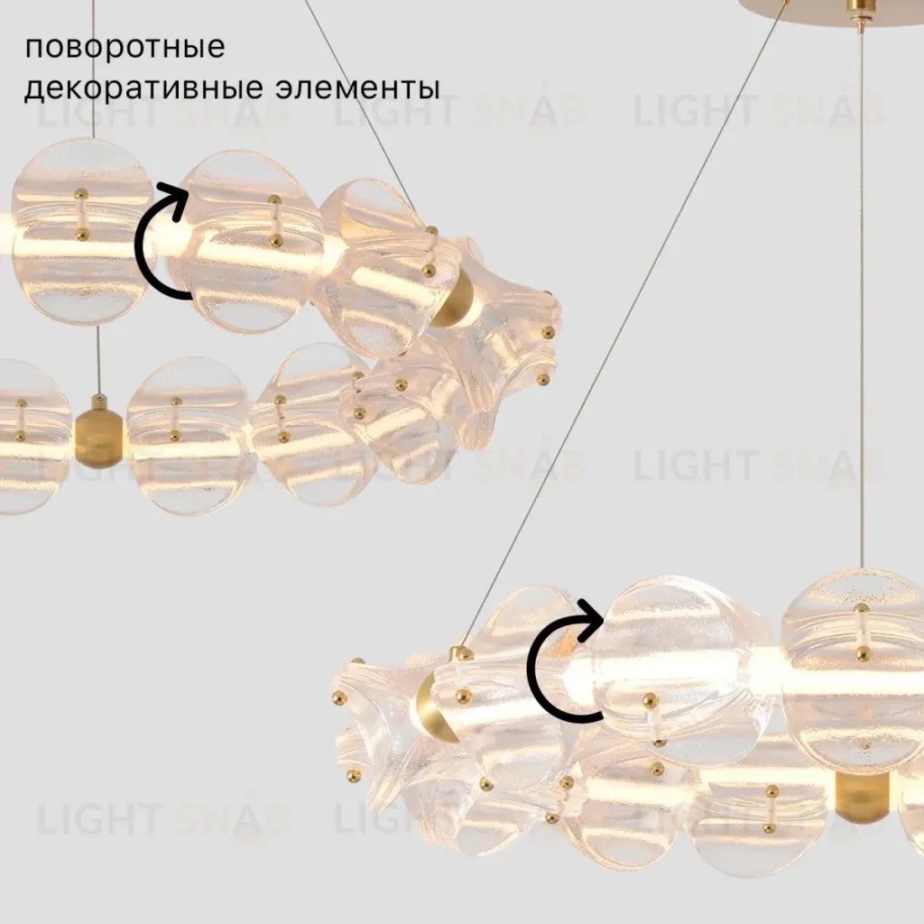 Подвесная люстра Crystal Lux RICH SP38W LED RICH SP38W LED