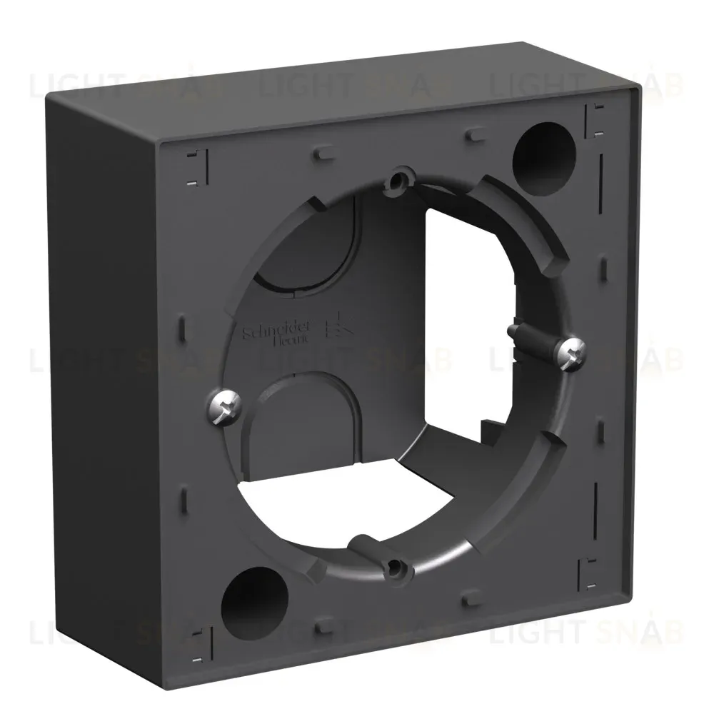 Коробка для наружного монтажа Systeme Electric AtlasDesign Базальт ATN001400 ATN001400