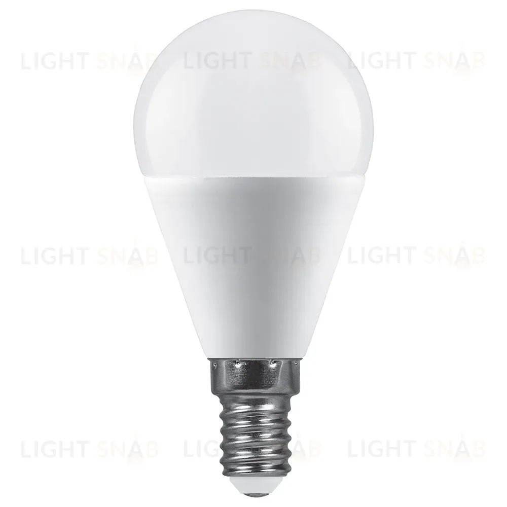 Лампа светодиодная Feron LB-990 шар матовый E14 15W 175-265V 6400K 52080 52080