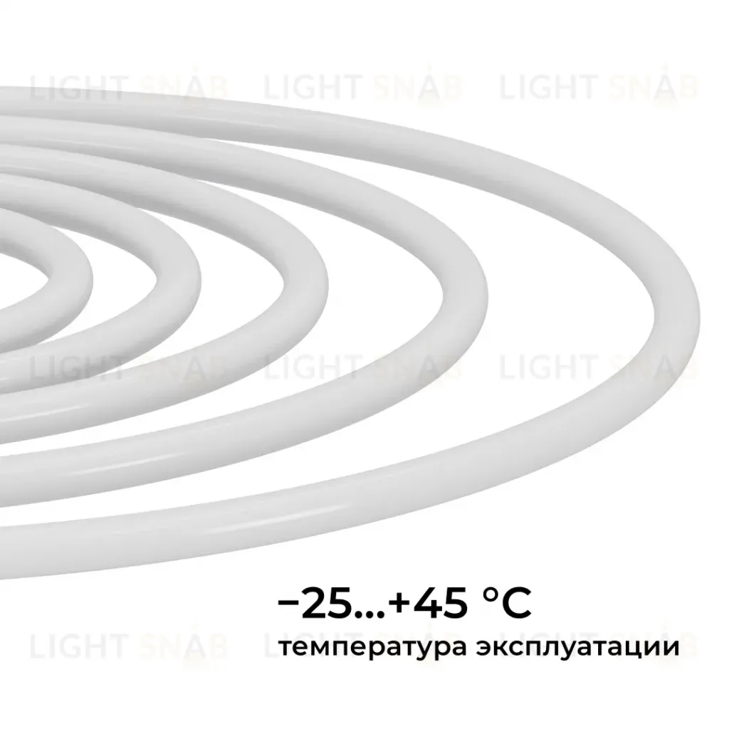 Комплект светодиодного неона Apeyron 220В, 6Вт/м, зеленый, smd 2835, 144д/м 10м, IP65,  с аксессуарами (сетевой шнур, заглушка, крепеж - 10шт) 10-118 10-118