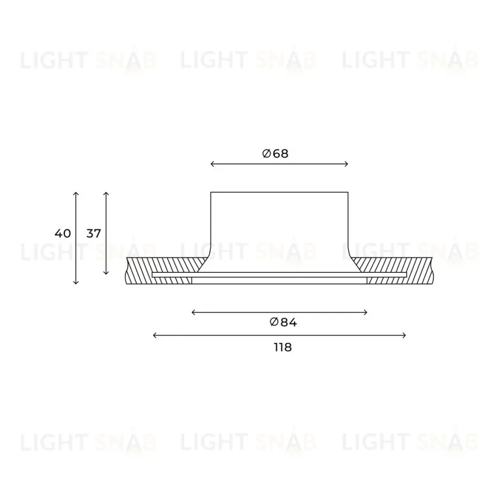 Точечный светильник Hesby Lighting Tromso HSBL_0200 HSBL_0200