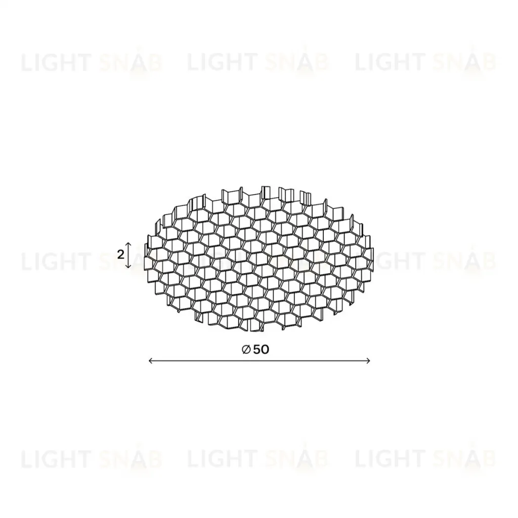 Антибликовая решетка Hesby Lighting  HSBL_0205 HSBL_0205