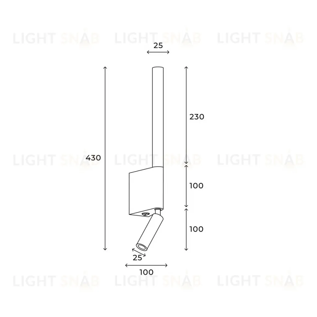 Настенный светильник Hesby Lighting Edge  HSBL_0210 HSBL_0210