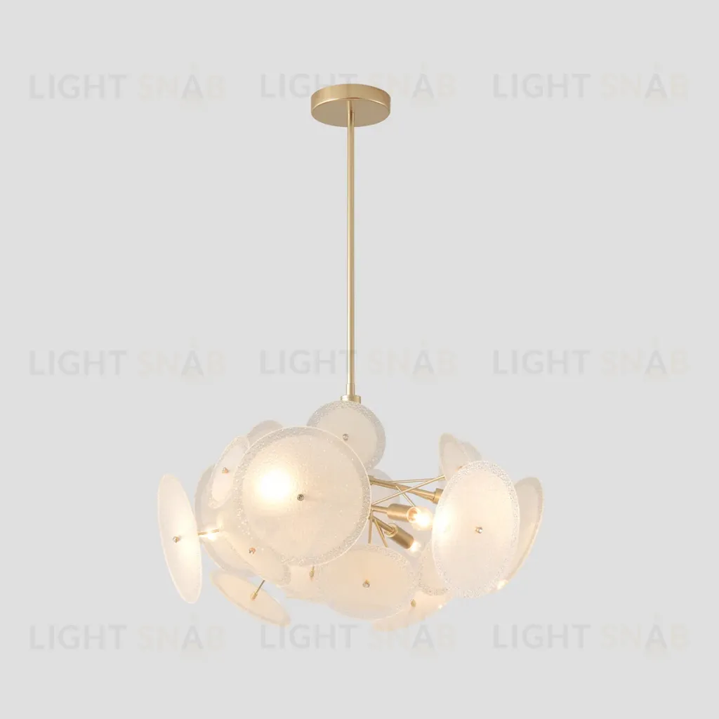 Люстра на штанге Crystal Lux DANDELION SP6 GOLD DANDELION SP6 GOLD