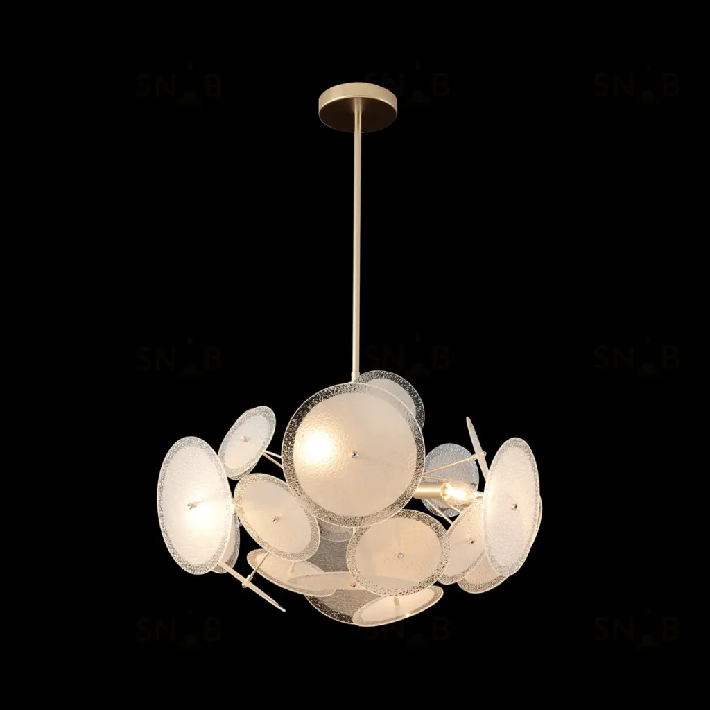 Люстра на штанге Crystal Lux DANDELION SP6 GOLD DANDELION SP6 GOLD